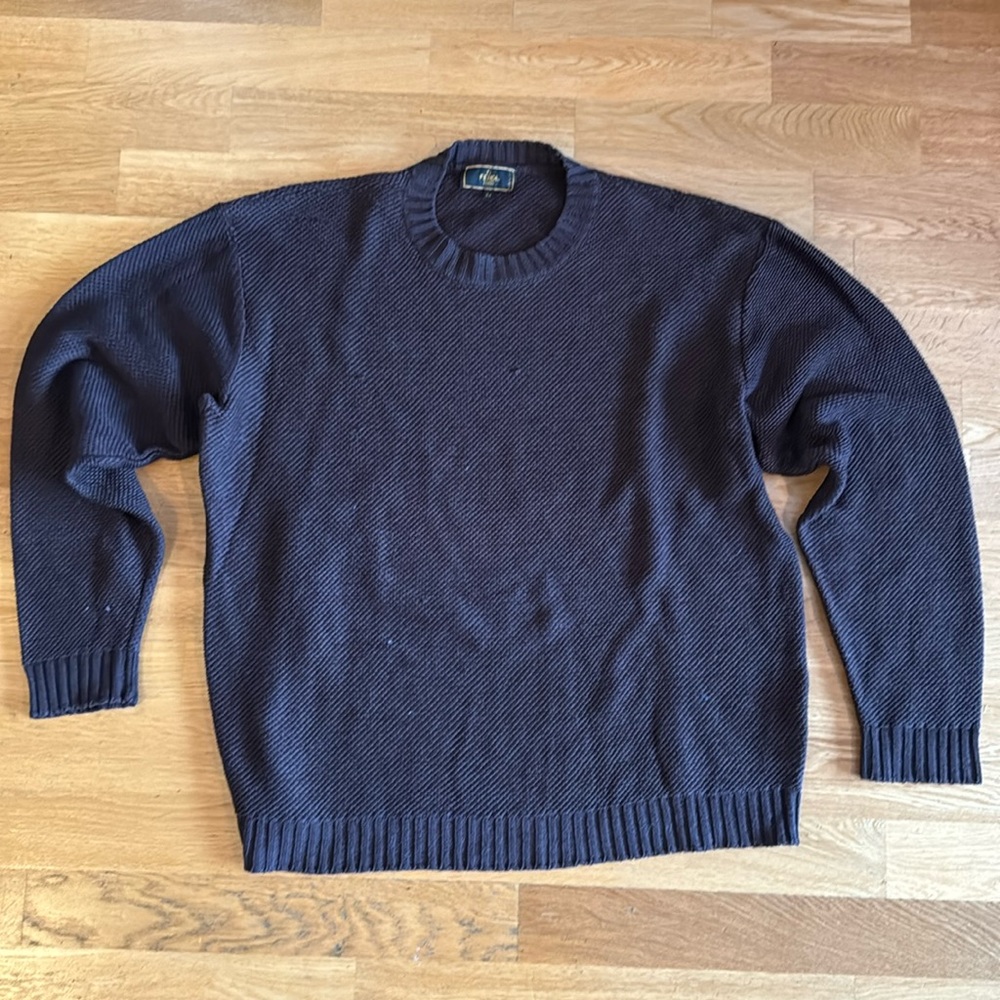 Fendi Brown Cotton Knit Sweater in Large